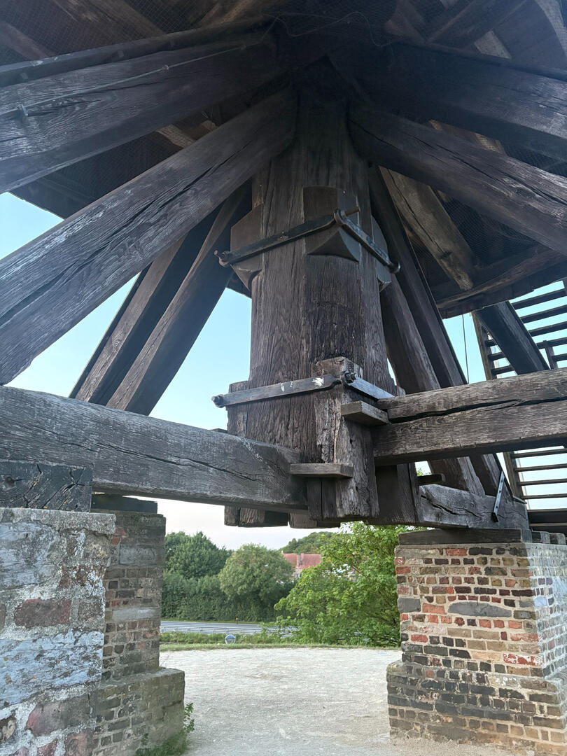 Underpinnings of a Windmill, Bruges
