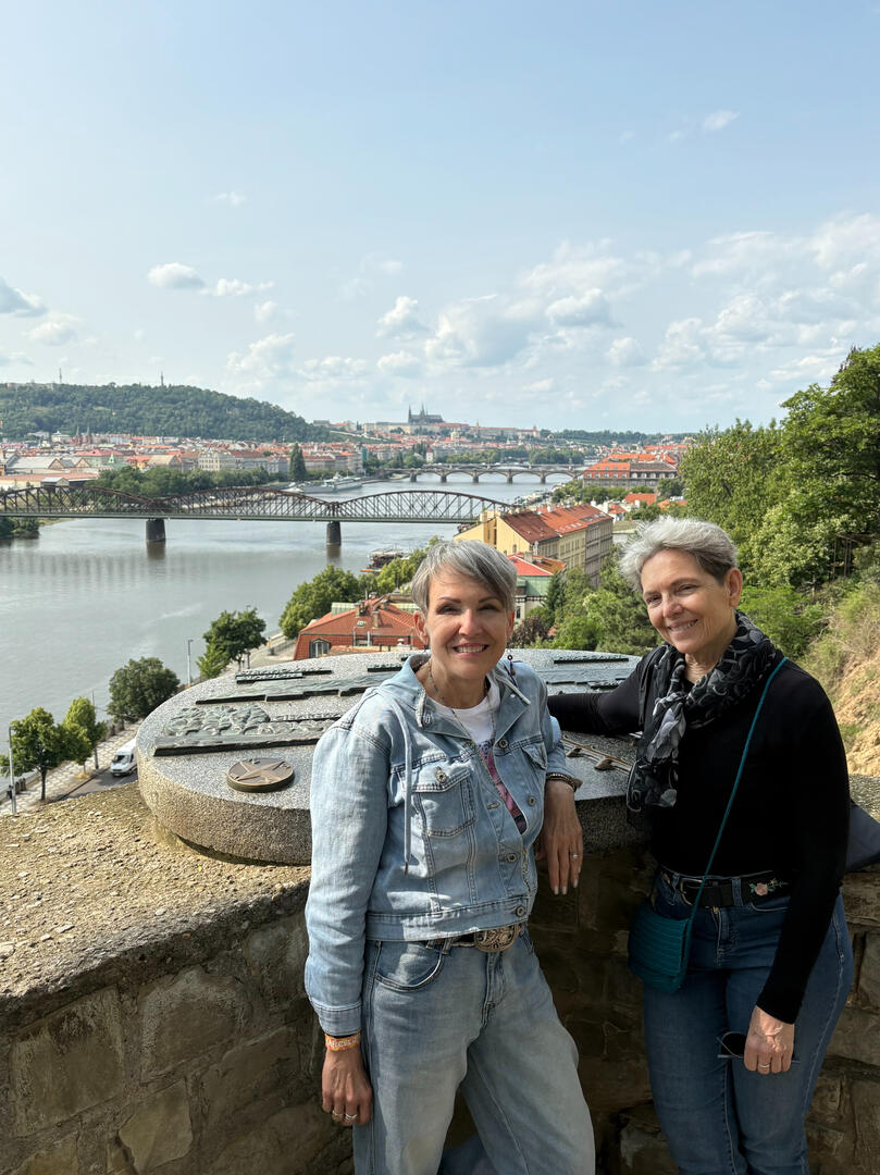 Me and my sis in Prague
